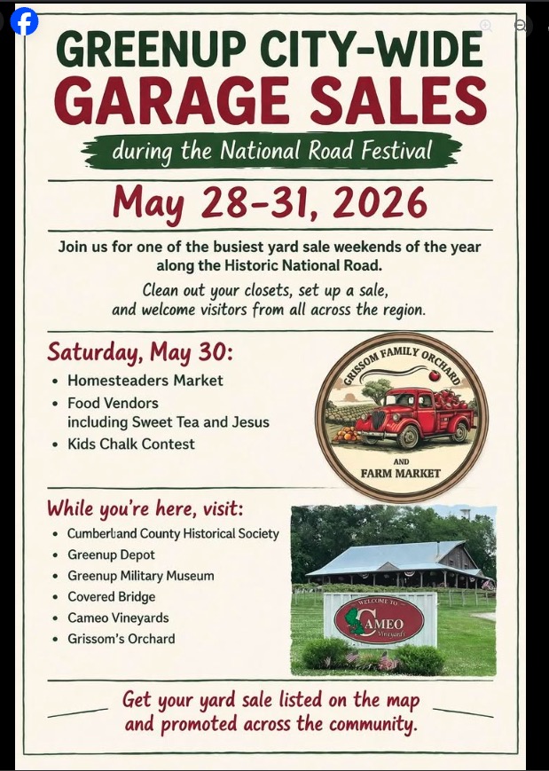 Greenup City-Wide Garage Sales 2026 preview